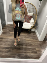 STEEL BLUE COWBOYS AND COUNTRY MUSIC TEE