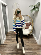 MATTIE STRIPE SWEATER TOP