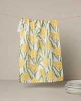 GEOMETRY DAFFODIL DARLING TEA TOWEL
