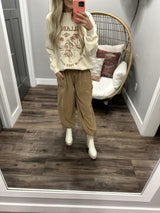 BILLABONG CREAM RIDE IN CREW SWEATER