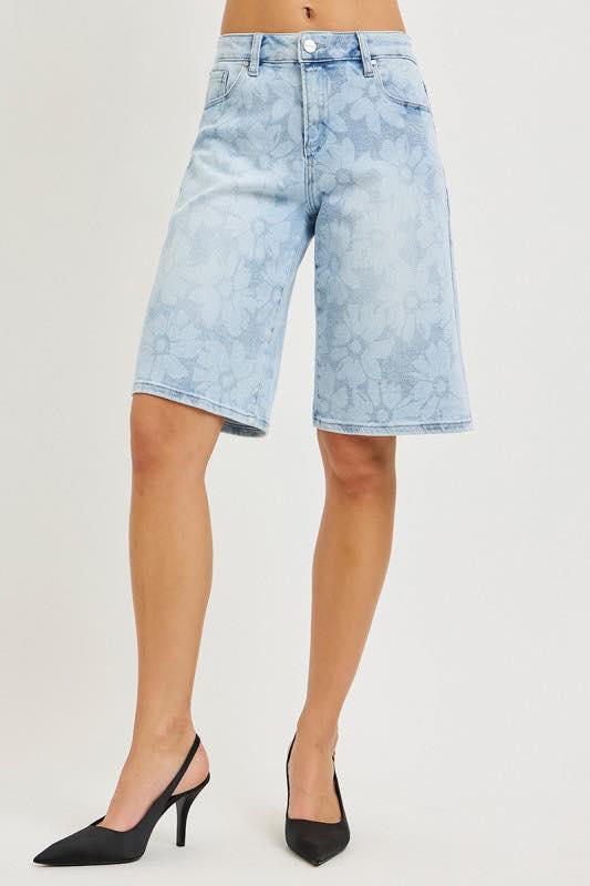 LILY FLORAL BERMUDA SHORTS