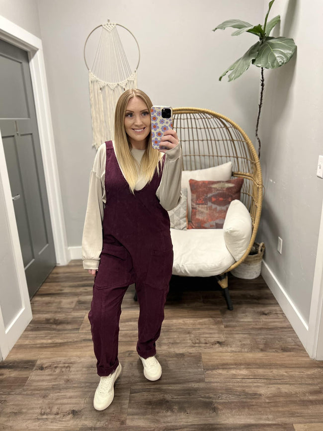 HIGH ROLLER FREE PEOPLE CORDED JUMPER