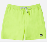 MENS QUIKSILVER SAFETY YELLOW EVERYDAY SOLID VOLLEY 15