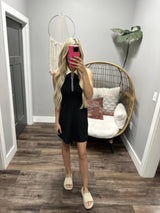 MARLIE BLACK ACTIVE WEAR DRESS
