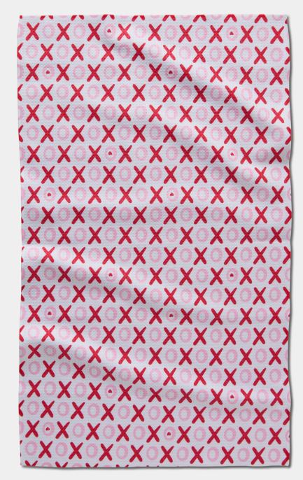 GEOMETRY XOXO TEA TOWEL