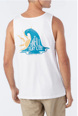 MENS O'NEILL WHITE AFTERMATH TANK TOP