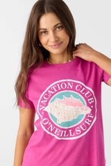 ONEILL WOMENS SEASHELL SHORE GRAPHIC TEE