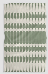 GEOMETRY SALLE VERTE TEA TOWEL