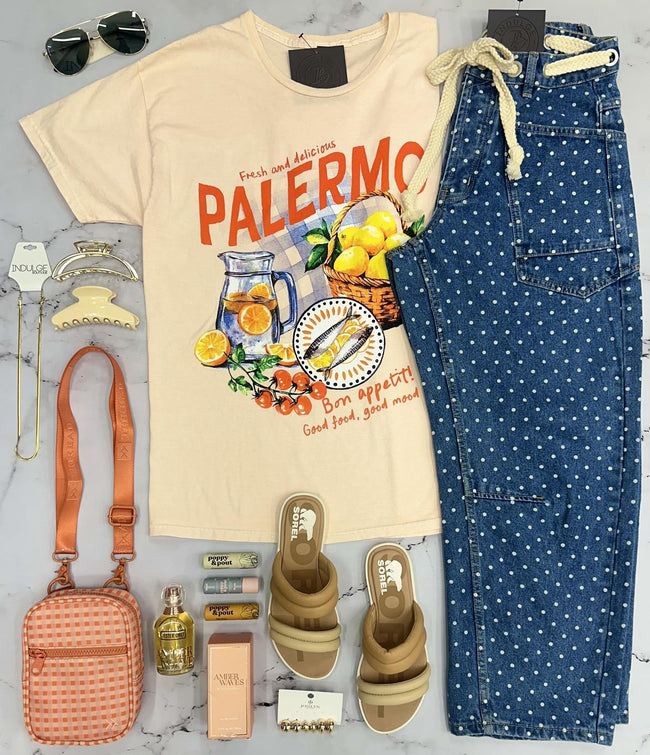 PALERMO LEMON GRAOHIC TEE