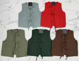 BLACK FRIDAY 3 TIE FRONT SWEATER VESTS *FINAL SALE*