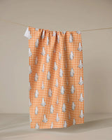 GEOMETRY GINGHAM GHOSTS TEA TOWEL