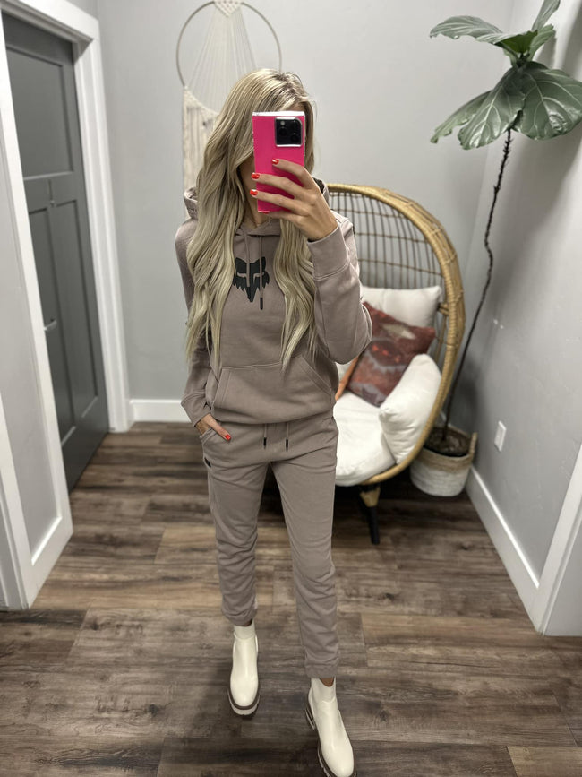 FOX TAUPE LEVEL UP FLEECE JOGGER