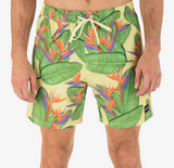 HURLEY CANNONBALL VOLLEY 17" SWIM SHORTS HEAVENLY YELLOW