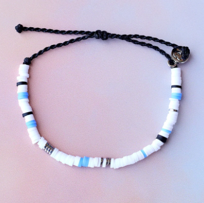 PURA VIDA PIERPOINT HESHI BRACELET