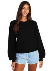 RVCA BLACK DIP IN KNIT SWEATER