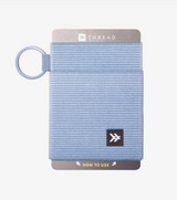 THREAD DUSTY BLUE ELASTIC WALLET