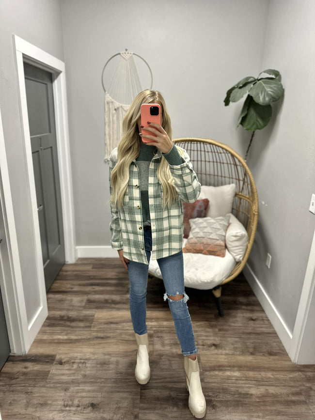 BILLABONG GREEN FORGE FLEECE PLAID