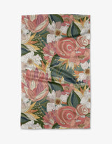 GEOMETRY FLOWER EXPLOSION TEA TOWEL