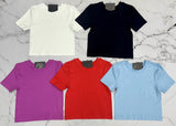 LIGHT BLUE WHO AM I SMOOTH SHORT SLEEVE TEE