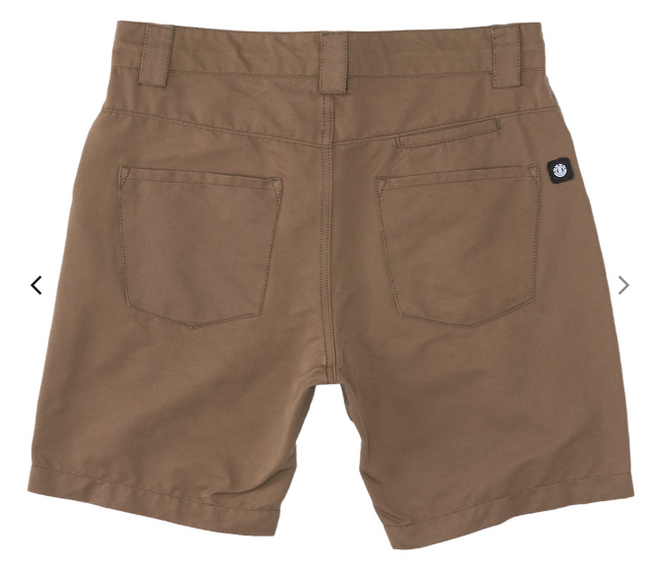 ELEMENT SAWYER 19" VENTURE SHORTS SHITTAKE BROWN