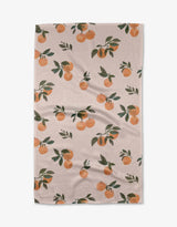 GEOMETRY PRETTY IN PEACH TEA TOWEL