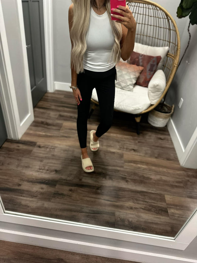 BLACK LONG LOST LOVE CARGO JOGGER PANT