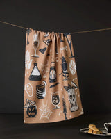 GEOMETRY SPOOKY HOUR TEA TOWEL
