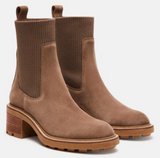 STEVE MADDEN KILEY TAUPE SUEDE BOOT