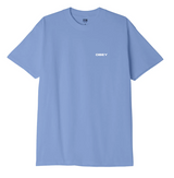 MENS OBEY DIGITAL VIOLET WORLDWIDE DISSENT CLASSIC T-SHIRT