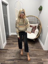 TRISHA FALL STRIPE SWEATER TOP