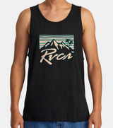 MENS RVCA BLACK BLINDERS TANK TOP