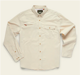 MENS HOWLER BROTHERS HEIRLOOM TARPON SCALE LONG SLEEVE BUTTON UP SHIRT