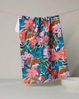 GEOMETRY BLOOM ENTANGLED TEA TOWEL