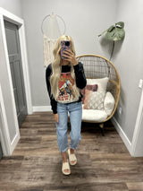 BLACK KICK THE DUST UP SWEATSHIRT