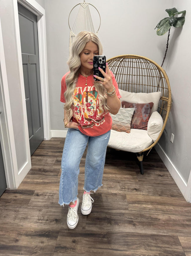 POPPY HOWDY GRAPHIC TEE