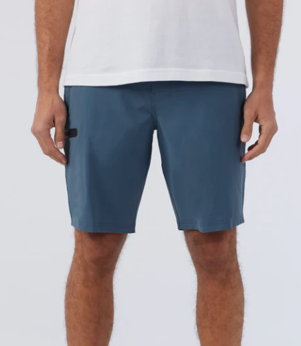 MENS ONEILL CADET BLUE TRAVELER EXPEDITION HYBRID SHORTS 20"