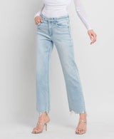 LIBBY HIGH RISE LIGHT WASH DENIM JEANS