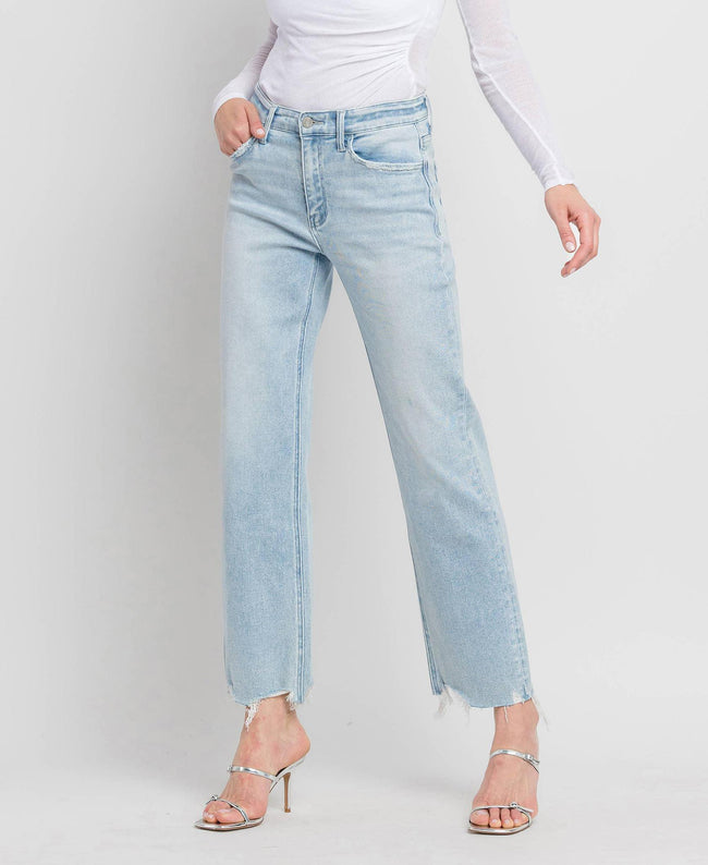 LIBBY HIGH RISE LIGHT WASH DENIM JEANS
