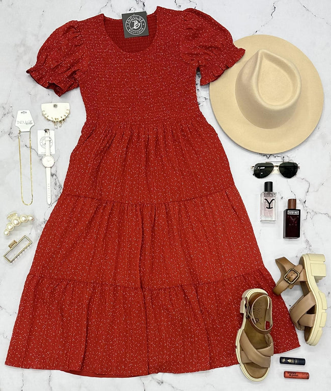 THE MCCALL FIRECRACKER SMOCKED DRESS