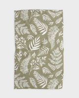 OLIVE GEOMETRY KITCHEN TEA TOWEL