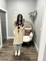 SHAWNY BEIGE DUSTER JACKET