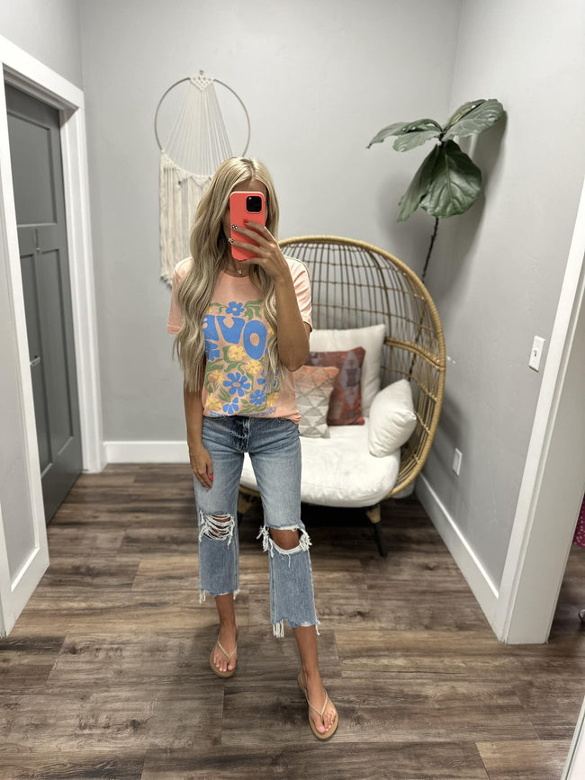 PEACE LOVE YOURSELF MORE GRAPHIC TEE