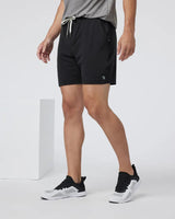 MENS VUORI PONTO BLACK HEATHER SHORTS