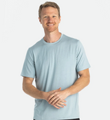 MENS FREE FLY BAMBOO MOTION TEE OCEAN MIST