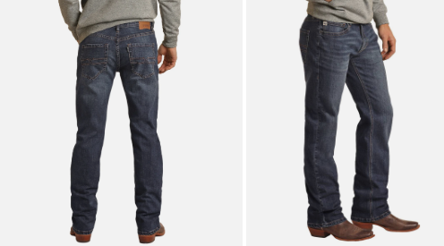 ROCK & ROLL HOOEY MENS DARK VINTAGE REVOLVER JEANS