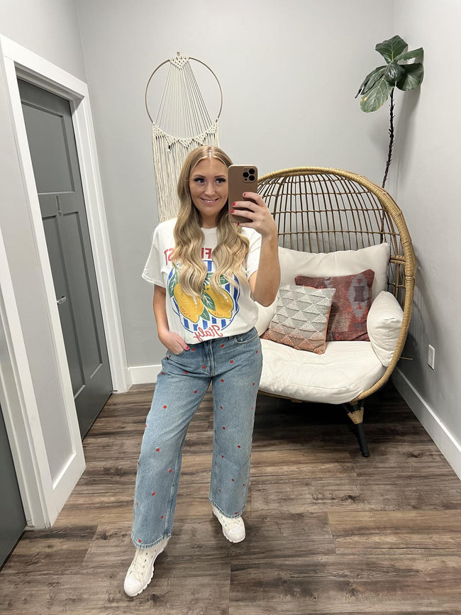 APPLE OF MY EYE DENIM JEANS