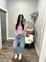 ORCHID WHO AM I SMOOTH SHORT SLEEVE TEE