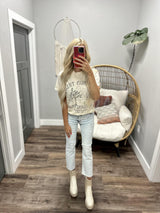 CREAM JOSHUA TREE GRAPHIC TEE