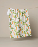 GEOMETRY HAPPY CARROTS TEA TOWEL