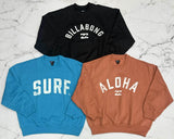 BLACK FRIDAY BILLABONG CREW SWEATSHIRTS *FINAL SALE*